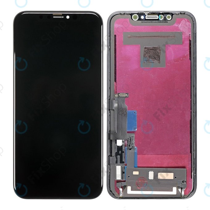 Schermo per iPhone XR, Vetro touch con cornice