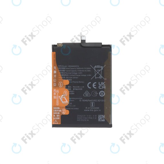 Batteria per Honor Magic5 Lite, Magic6 Lite, HB506492EFW, 5100mAh