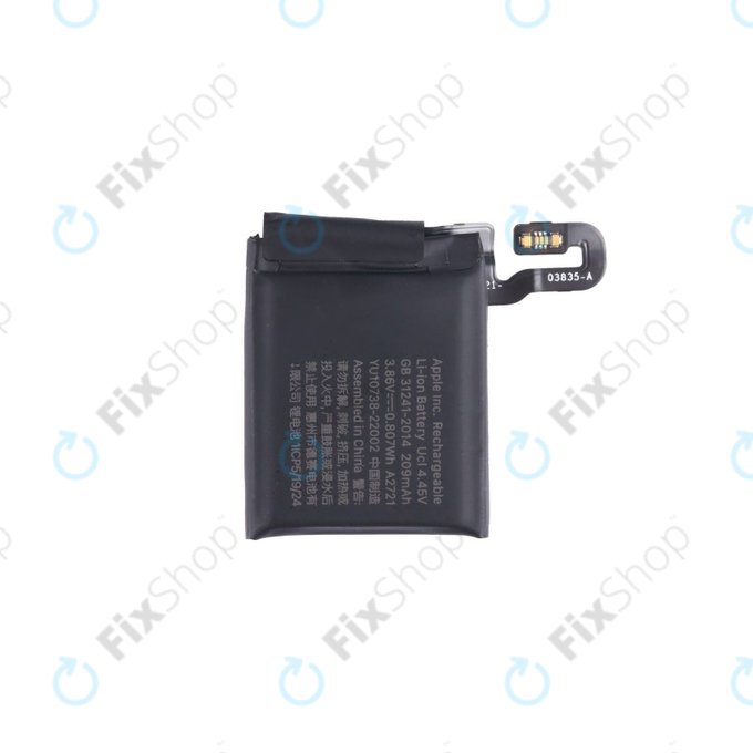 Batteria A2721 per Apple Watch SE 2 40mm, 209mAh, Refurbished