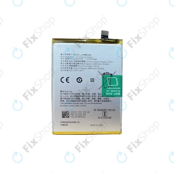 Batteria per Realme C55, BLP729, 5000mAh