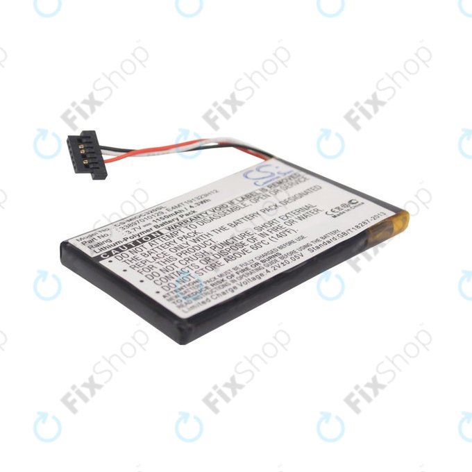 Batteria per Mitac Mio C320, C520, C520t, C720, C810, BP-LX1320/11-B0001 SN, Li-Polymer, 1150mAh, 3.7V, HQ
