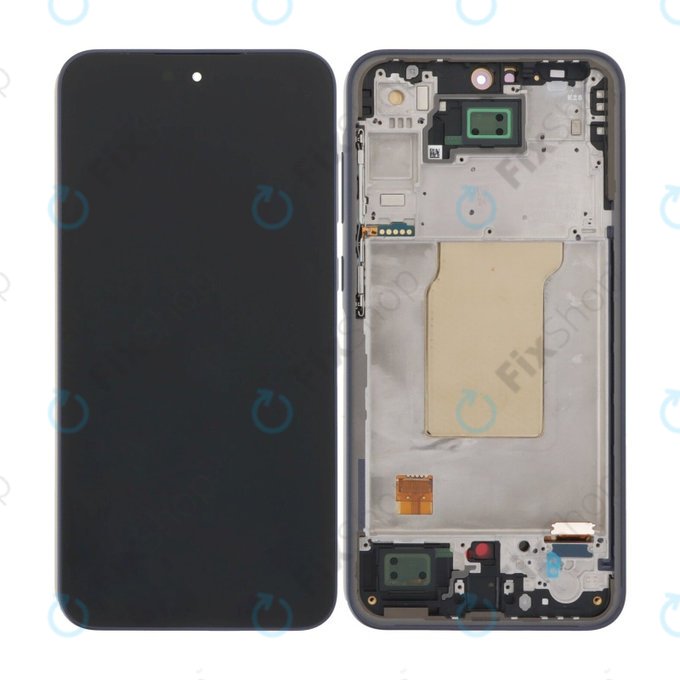 Schermo OLED per Samsung A35 A356B, Awesome Navy, Vetro touch con cornice