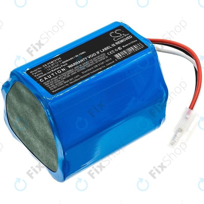 Batteria per Miele Scout RX2, RX3 Home Vision, YCR-MT12-S1, Li-Ion, 6800mAh, 14.52V, HQ