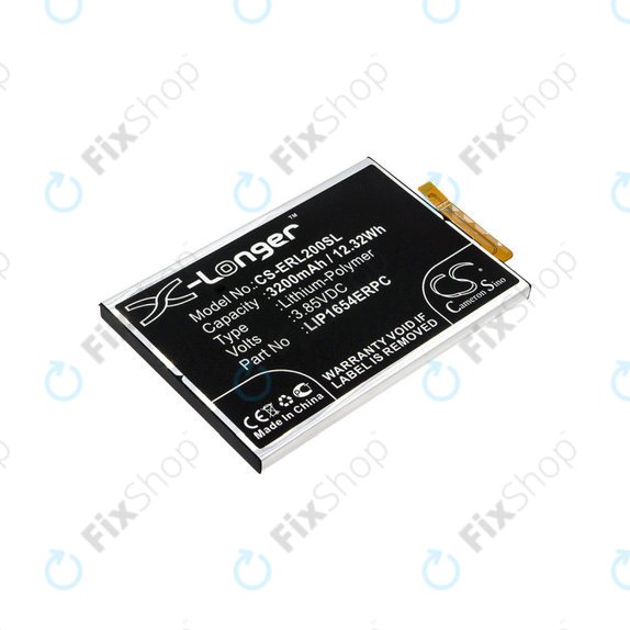 Batteria per Sony Xperia L2, Sony H3311, 3200mAh, Li-Pol, 3.85 V, LIP1654ERPC, HQ