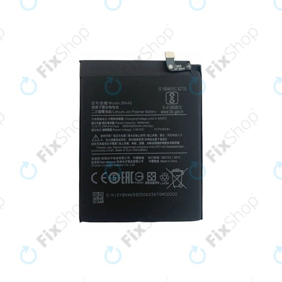 Batteria per Xiaomi Redmi Note 8T, Redmi 7, Redmi 8A, BN46, 4000mAh