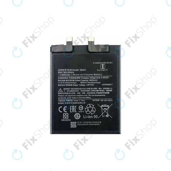 Batteria per Xiaomi Mi 11 M2011K2G, BM4X, 4600mAh