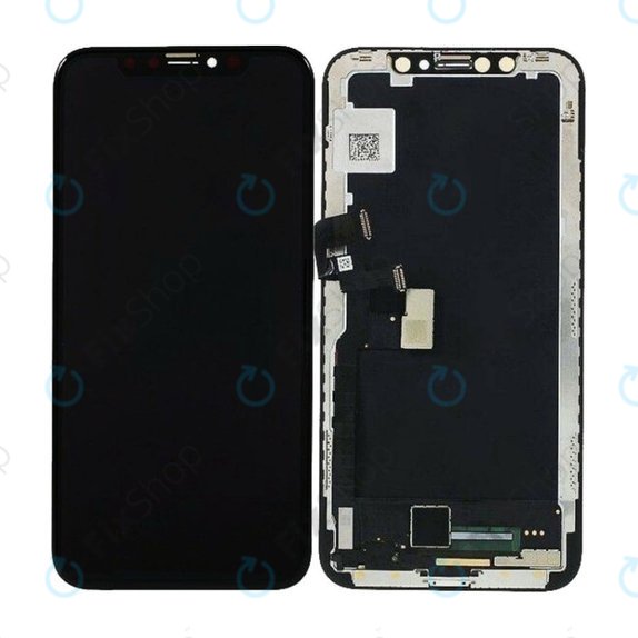 Schermo In-Cell per iPhone XS Max, Vetro touch con cornice, FixPremium