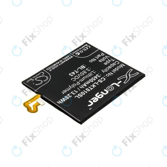 Batteria per LG G8S ThinQ, ThinQ Global, BL-T43, Li-Pol, 3.85V, 3450mAh, HQ