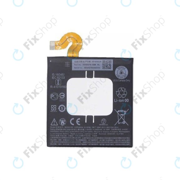 Batteria per HTC U12 Plus, B2Q55100, 3500mAh
