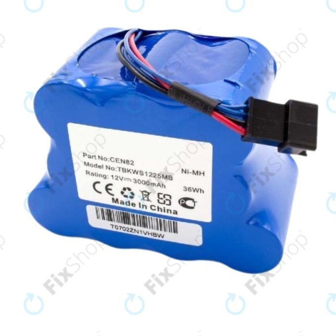 Batteria per Ecovacs Deebot D-seriess, CEN82, Ni-MH, 3000mAh, 12.0V