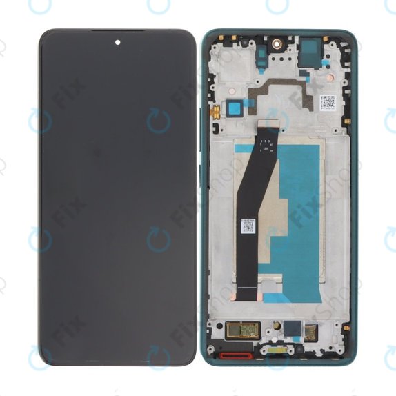 Schermo OLED per Xiaomi 14T 2406APNFAG, Titan Blue, Vetro touch con cornice