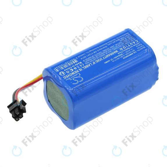 Batteria per Samsung PowerBot VR05R5050WK, Midea i5, i9 EYE, 2600mAh, Li-Ion, 14.4V, BP14435A, HQ, 2600mAh, BP14435A