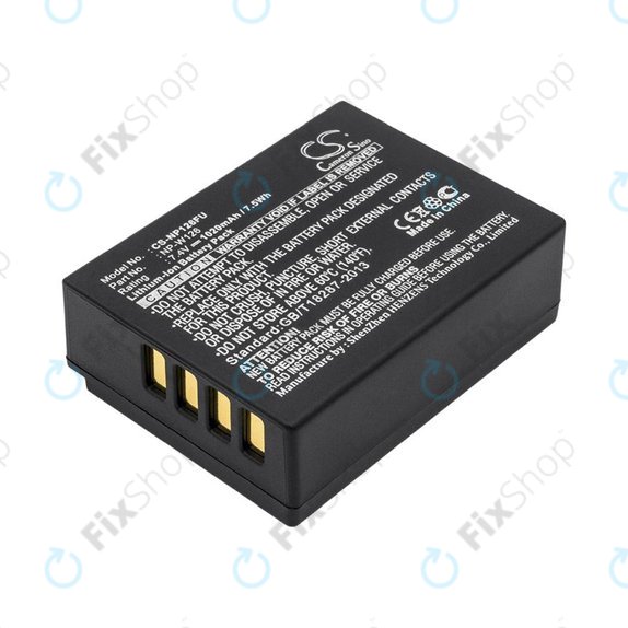 Batteria per Fujifilm FinePix, NP-W126, NP-W126S, Li-Ion, 1020mAh, 7.4V, HQ