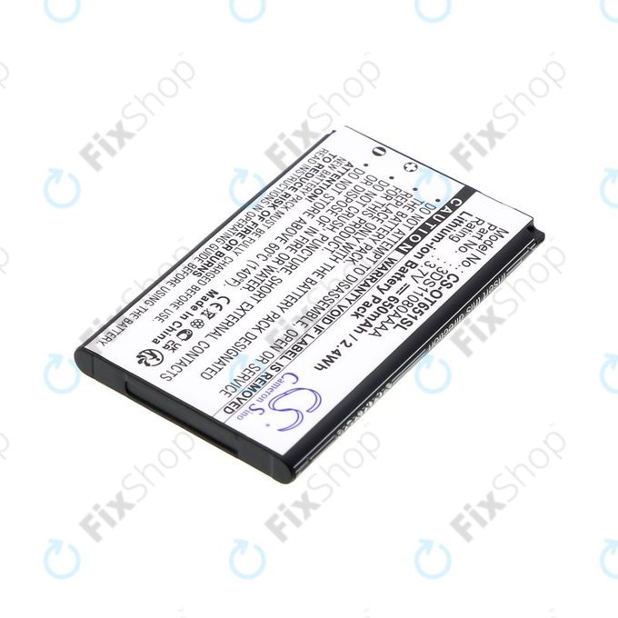 Batteria per Alcatel Lollipops, 3DS11080AAAA, Li-Ion, 3.7V, 650mAh, HQ