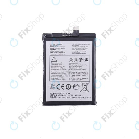 Batteria per TCL 10L T770B T770H, TLp038D7, 4000mAh