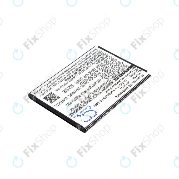 Batteria per Navon Mizu D455, G13001, Li-Ion, 3.7V, 1460mAh, HQ