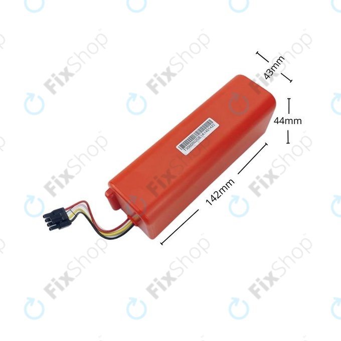 Batteria per Xiaomi RobGoldck S-seriess, T-seriess, Q-seriess, XJT-2P4S-6000, Li-Ion, 6000mAh, 14.4V