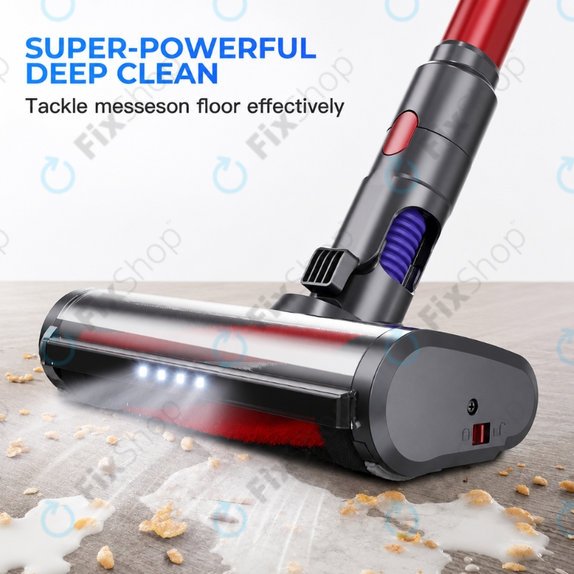 Spazzola pavimenti con luce LED per Dyson seriess V, Outsize
