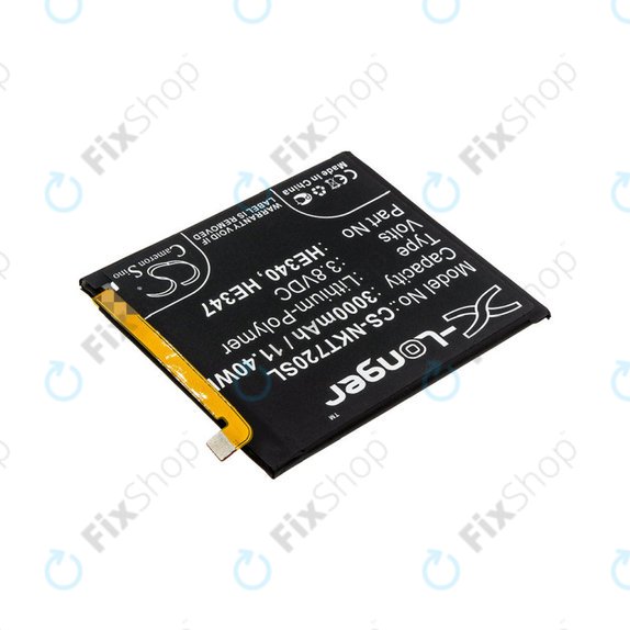 Batteria per Nokia 7.1, 3000mAh, Li-Pol, 3.8 V, HE340, HQ