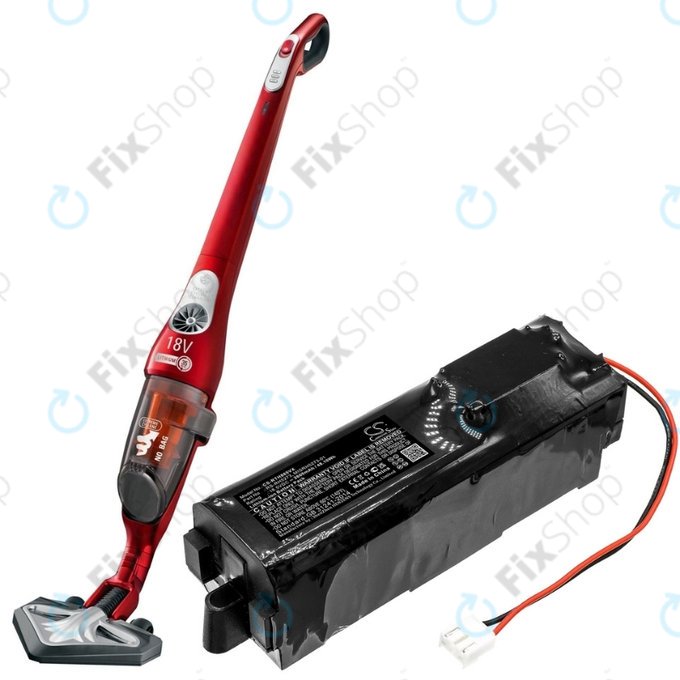 Batteria per Rowenta Air Force Extreme RH-seriess, Tefal TY-seriess, RS-RH5273, MISRH5273-01, Li-Ion, 2600mAh, 18.5V, HQ