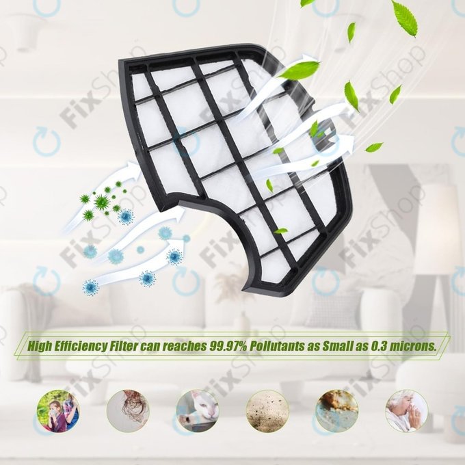 Filtro polvere FP140 per Vorwerk Kobold VK140, VK150