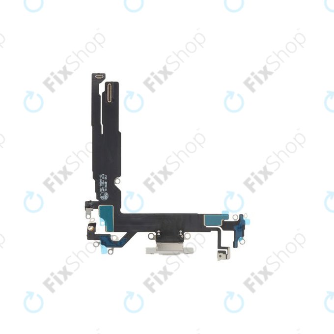 Connettore di ricarica con Cavo flex per iPhone 16, White