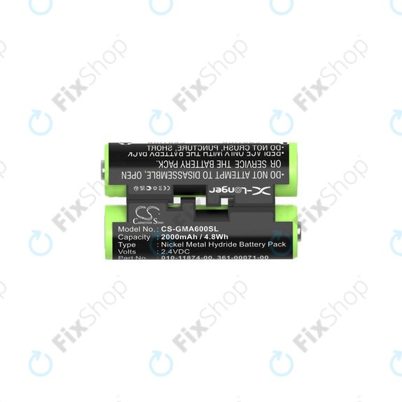 Batteria per Garmin Oregon 600, 650, Astro 320, 430, Striker 4, 010-11874-00, Ni-MH, 2000mAh, 2.4V, HQ