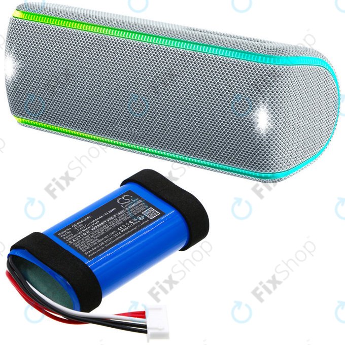 Batteria per Sony SRS-XB31, ST-06, Li-Ion, 3000mAh, 7.4V, HQ