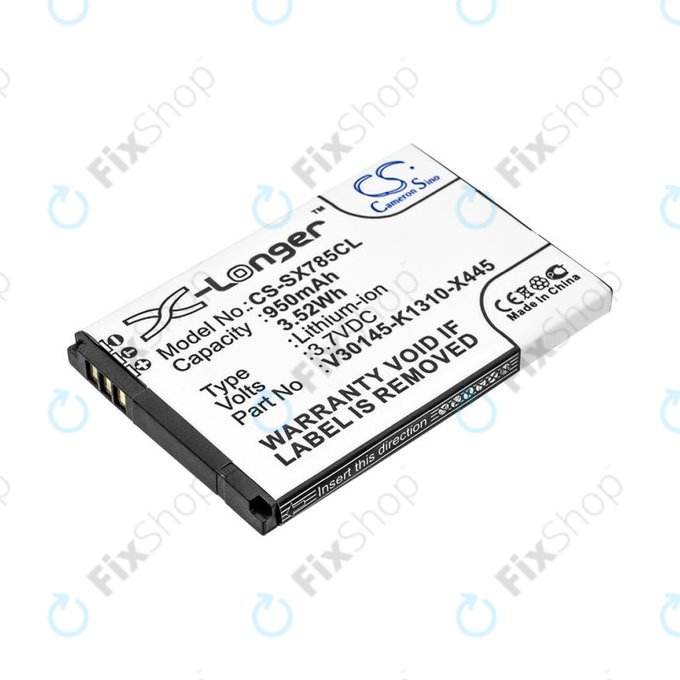 Batteria per Siemens Gigaset, Openstage, SL, V30145-K1310-X445, Li-Ion, 950mAh, 3.7V, HQ