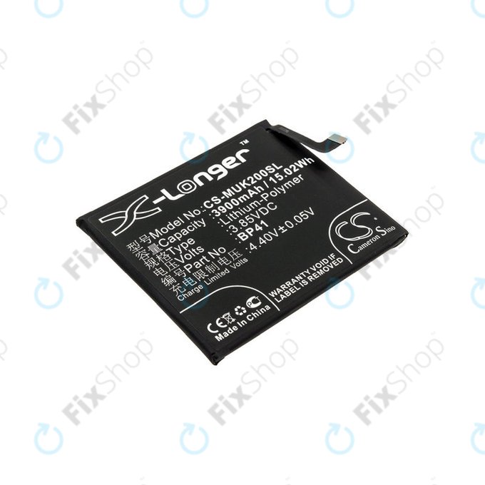 Batteria per Xiaomi Mi 9T, Redmi K20, 3900mAh, Li-Pol, 3.85 V, BP41, HQ