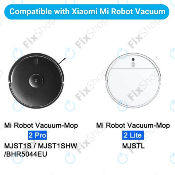 Set di ricambio per Xiaomi Mi Robot Vacuum Mop 2 Pro, 2 Lite (2x spazzola principale, 4x filtro, 4x spazzola laterale)