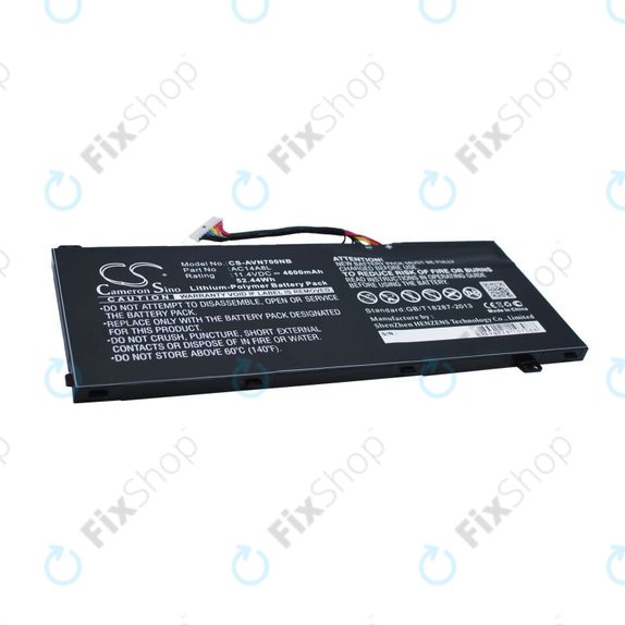 Batteria per Acer Aspire Vn7, V15 Nitro, Spin 3, AC14A8L, Li-Pol, 4600mAh, 11.4V, HQ