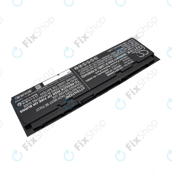 Batteria per Dell Latitude E7240, 7250, 12, VFV59, Li-Pol, 6000mAh, 7.4V, HQ