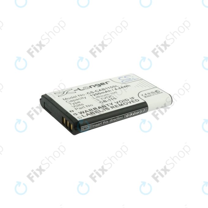 Batteria per CAT B100, CB-115, Li-Ion, 3.7V, 1200mAh, HQ