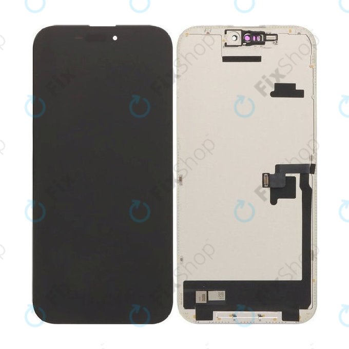 Schermo Soft OLED 120Hz per iPhone 16 Pro, Vetro touch con cornice, FixPremium PRO