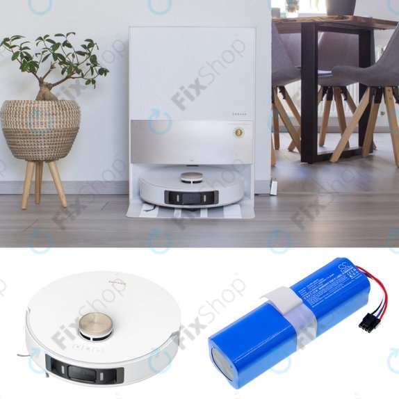 Batteria per Xiaomi Dreame Bot L10s Ultra Gen2, P2150-4S2P-KLYEV, R2228-4S2P-mmBK, Li-Ion, 5200mAh, 14.4V, HQ