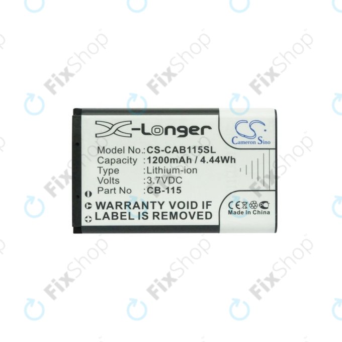 Batteria per CAT B100, CB-115, Li-Ion, 3.7V, 1200mAh, HQ