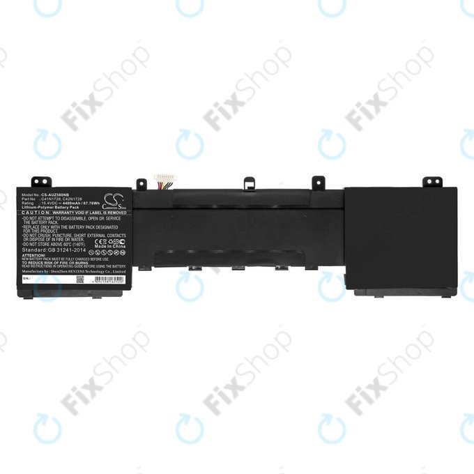 Batteria per Asus Zenbook Pro 15, 5500VE, UX550GD, C41N1728, Li-Pol, 4400mAh, 15.4V, HQ