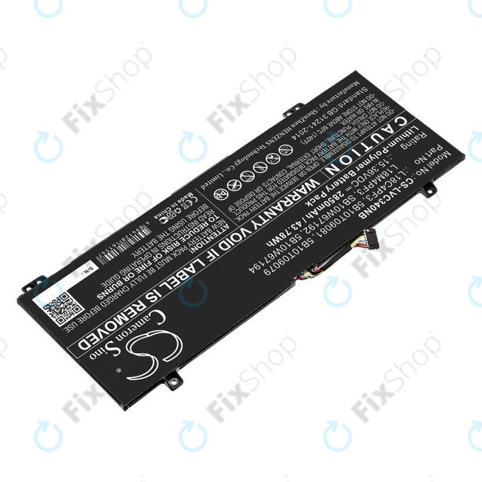 Batteria per Lenovo Ideapad C340, Ideapad Flex, L18C4PF3, Li-Pol, 2850mAh, 15.36V, HQ