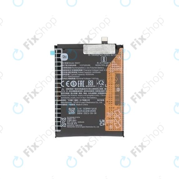 Batteria per Xiaomi Mi 11i, Poco F3, BM4Y, 460200005B5S, 4520mAh, Genuine Service Pack