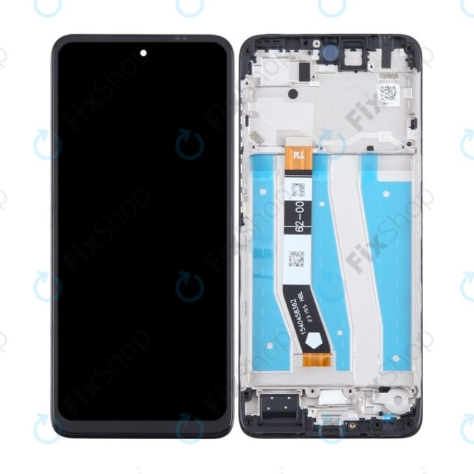 Schermo per Motorola Moto G14, Steel Gray, Vetro touch con cornice