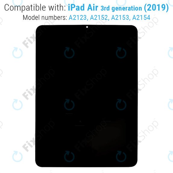 Schermo LCD per iPad Air (4th Gen 2020), Vetro touch senza cornice, Refurbished