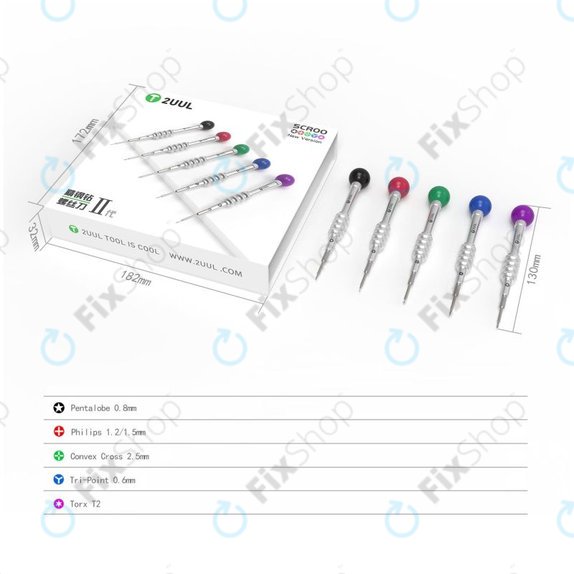 Set cacciaviti Lollipop 5 in 1 nuova versione, 2UUL Scroo