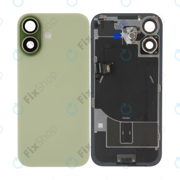Vetro scocca posteriore per iPhone 17, Sage, Pulled A