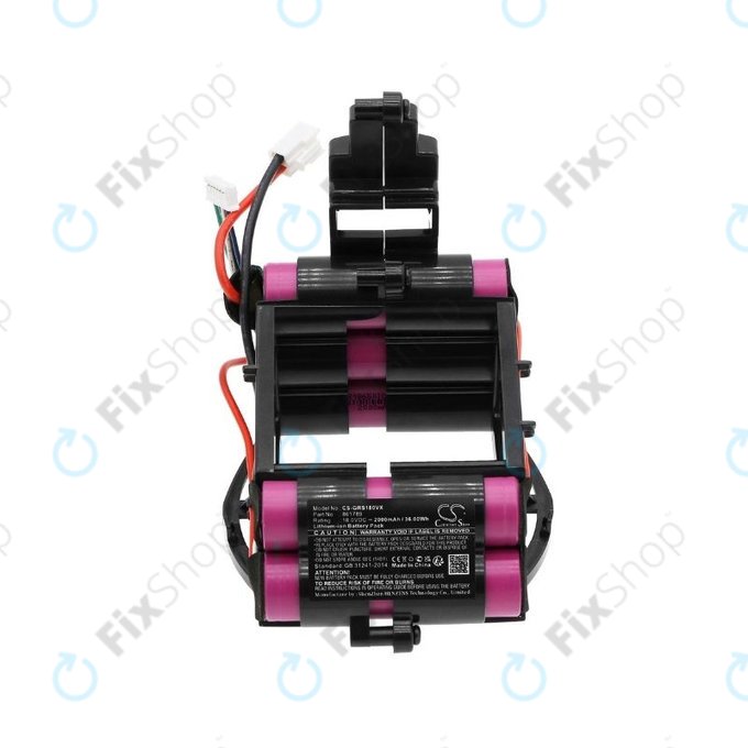 Batteria per Gorenje SVC-seriess, 861789, Li-Ion, 2000mAh, 18.0V, HQ