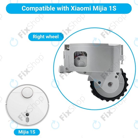 Ruota con motore (destra) per Xiaomi Mijia 1S, White