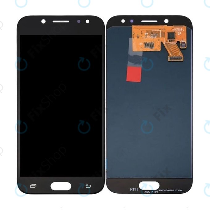 Schermo per Samsung J5 J530F (2017), Black, Vetro touch senza cornice