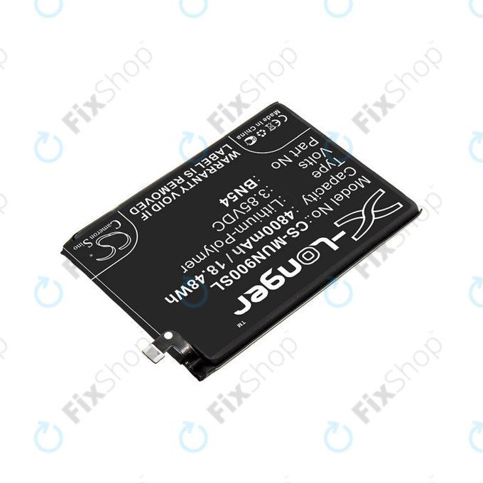 Batteria per Xiaomi Redmi 9 M2004J19G, 4800mAh, Li-Pol, 3.85 V, BN54, HQ