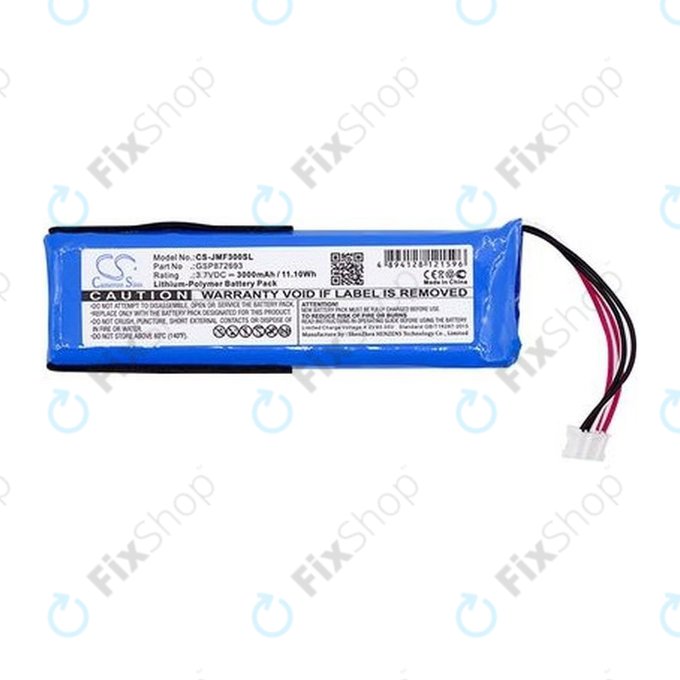 Batteria per JBL Flip 3, Li-Pol, 3000mAh, HQ
