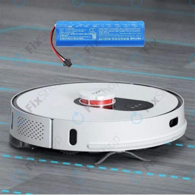 Batteria per Xiaomi Roidmi EVE Plus, Viomi, Lydsto, Proscenic, Tefal, NR18650 M26-4S2P, SUN-INTE-181, H18650CH-4S2P, Li-Ion, 6700mAh, 14.4V, HQ